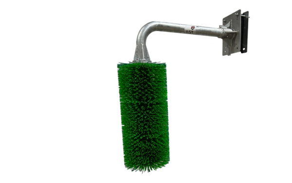 Vaste opgestelde welzijnsborstel voor dieren, meer comfort en gezondheid in de stal, (Universal Brush), Geitenborstel, koeienborstel, paardenborstel, runderborstel